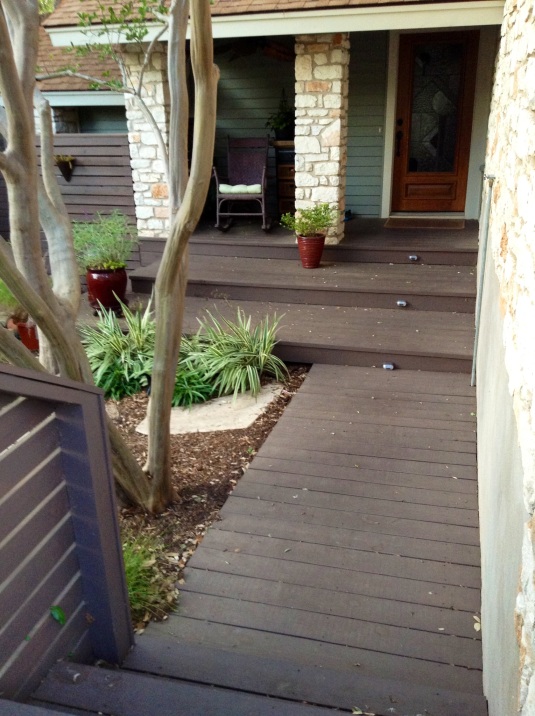After 2013- entry path / porch